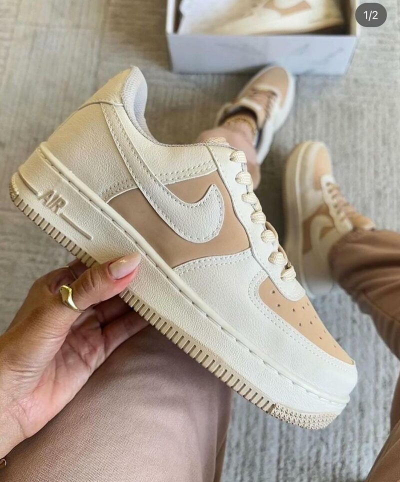 Tênis Nike Air Branco Bege - Premium
