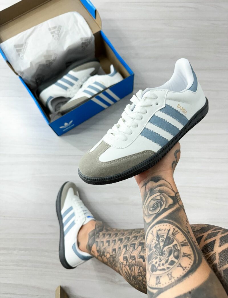 Tênis Adidas Samba Azul Claro