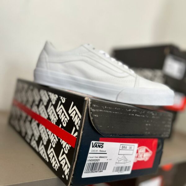 Tênis Vans Old School Branco - Premium