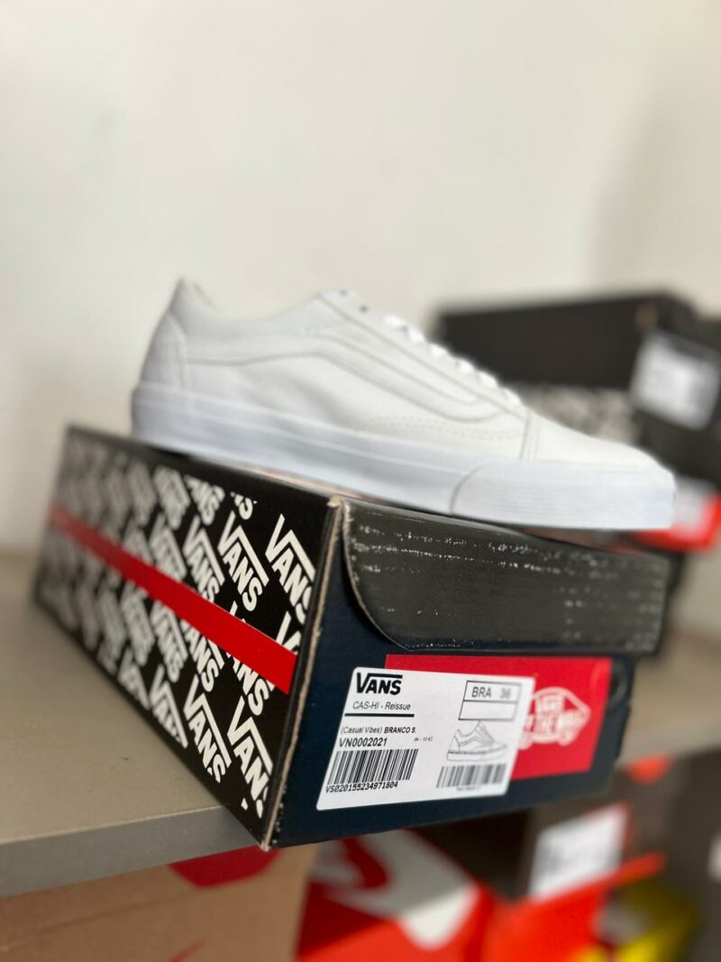 Tênis Vans Old School Branco - Premium
