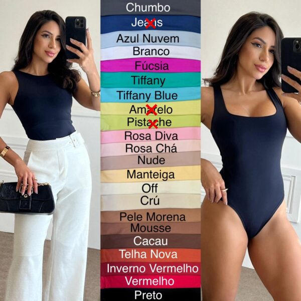 Body em Poliamida Premium